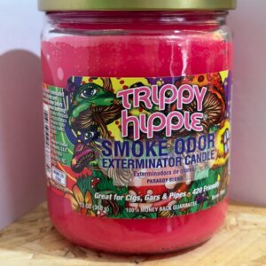 trippy hippie smoke odor exterminator candle