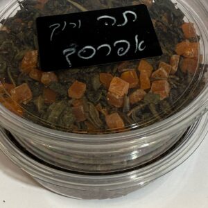 חליטת תה - תה ירוק אפרסק